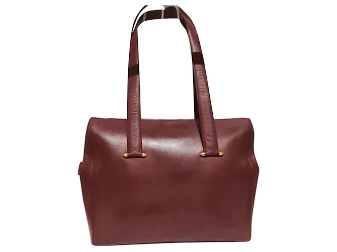 Cartier Hand bags Dark red Leather  ref.417395