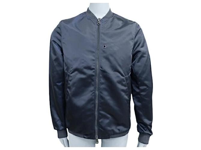 [Usado] ACNE STUDIOS Selo Light MA-1 Bomber Jaqueta Casacos Vestuário Roupas Moda Azul Marinho Pano  ref.417460