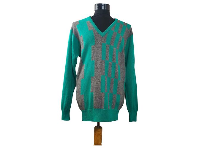 Pringle Of Scotland Pullover aus Wolle grün grau