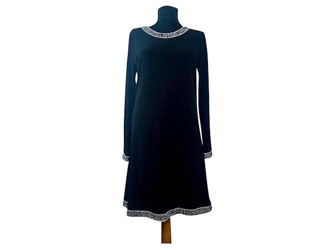 Michael Kors Dresses Black Polyester  ref.417530