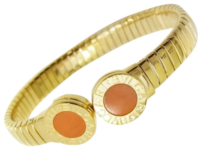 Bulgari Bvlgari 18K Yellow Gold Bangle Bracelet Multiple colors   - Joli Closet