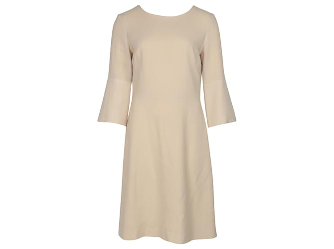 Autre Marque Goat Pandora Shift Dress in Cream Wool  White Cotton  ref.417618