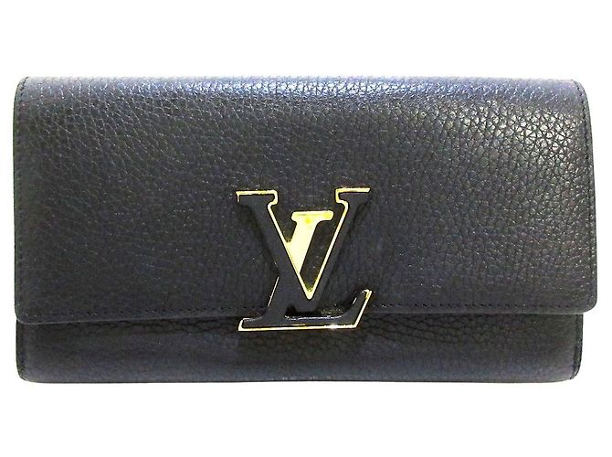Louis Vuitton Portefeuille capucines Black