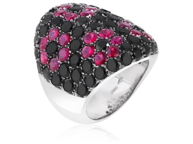 Pasquale Bruni Ruby e Black Diamond Ring