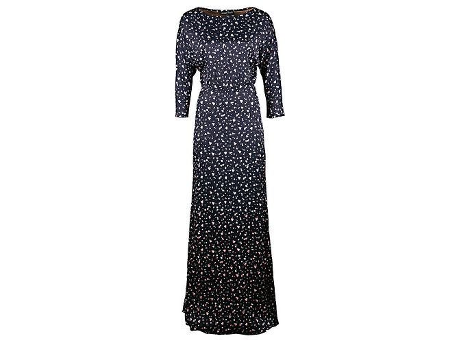 Vestido Alexander Terekhov com estampa de corações Impressão em python