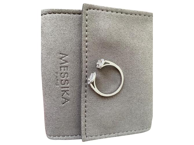 Messika My Twin Silver hardware White gold  ref.418420