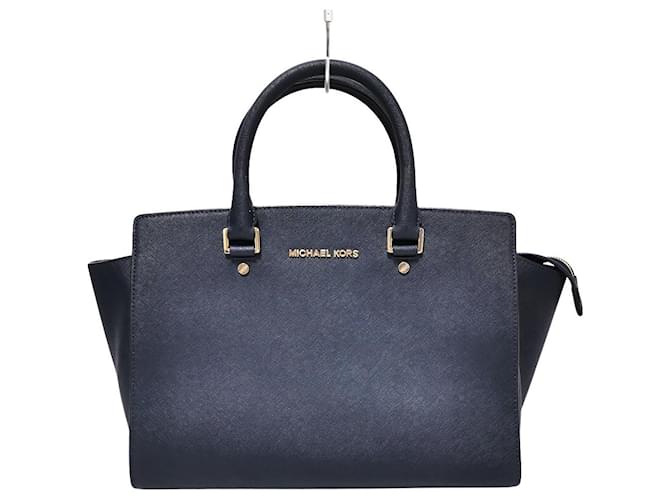 mk handbags navy blue