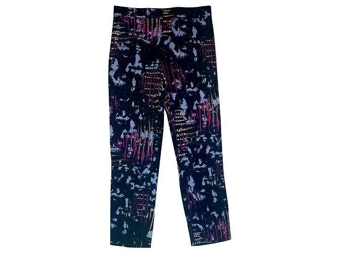 Calça Versace de viscose Multicor