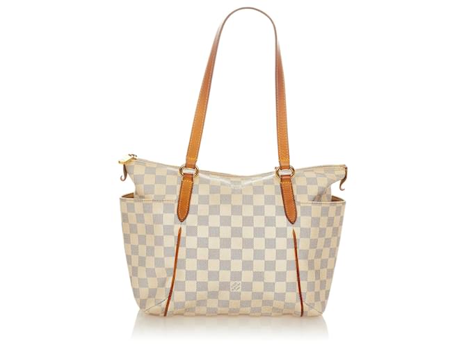Louis Vuitton Damier Azur Canvas and Leather Totally PM Bag at