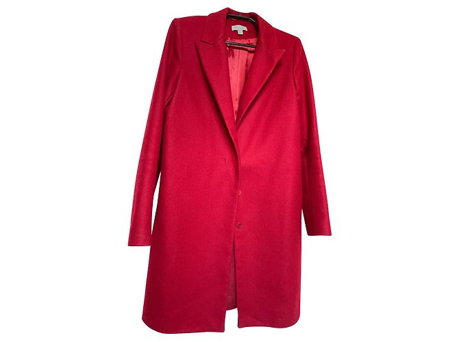 Cos Red wool coat