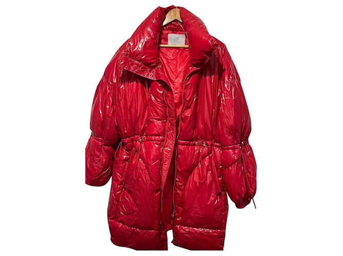 Autre Marque Jackets Red Nylon  ref.419889