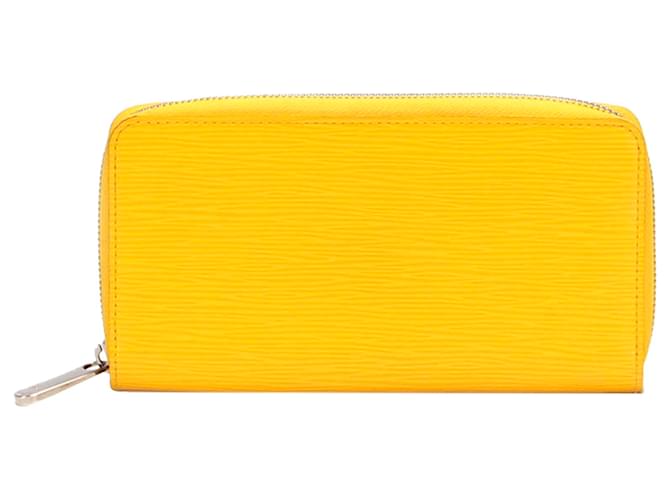 Louis Vuitton Yellow Epi Zippy Long Wallet Leather ref.420030
