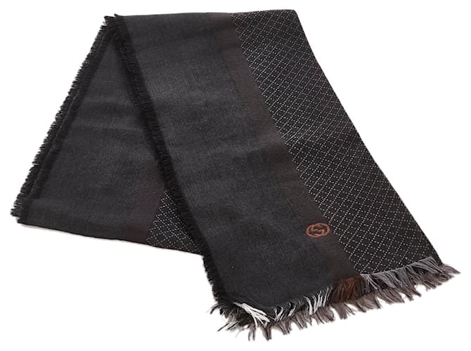 Black 2024 diamante scarf