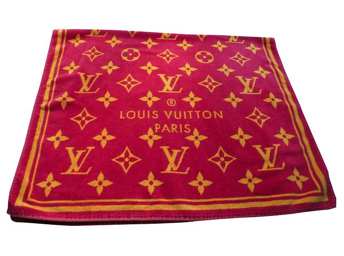 LOUIS VUITTON Toalha de praia MONOGRAMA NOVA CONDIÇÃO Multicor