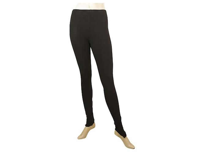 Pantalones leggings largos de mezcla de algodón negro Rundholz pantalones talla S Elastano  ref.420126
