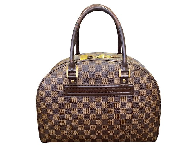 Bolsa Louis Vuitton Nolita Marrom Damier Ebene