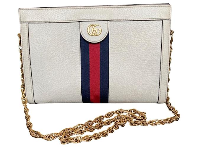 Gucci Ophidia White Leather  ref.420726