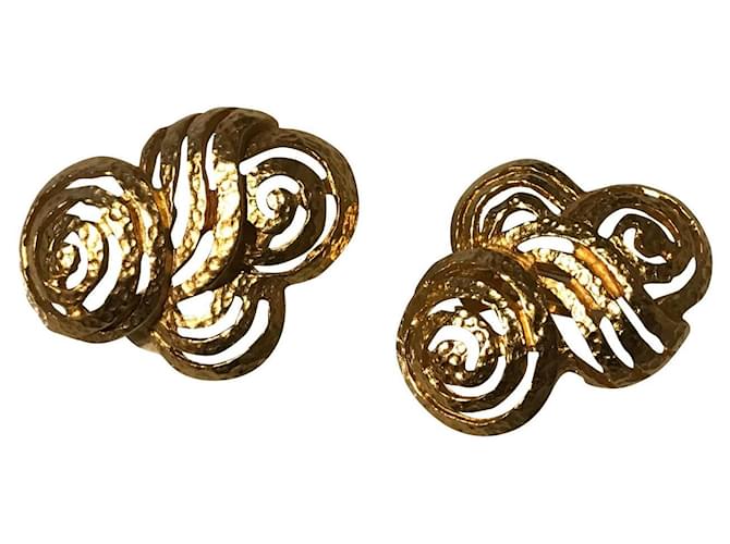 Lanvin Ohrringe Gold hardware Metall  ref.420751