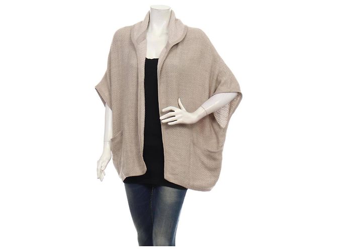 Basler Strickjacke Grau Kaschmir Mischung L