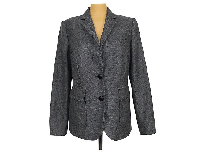 Escada Grey Wool Jacket