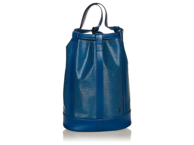 Louis Vuitton Blau Epi Randonnee PM