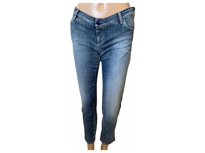 Armani Jeans Jeans Blue Denim  ref.422241