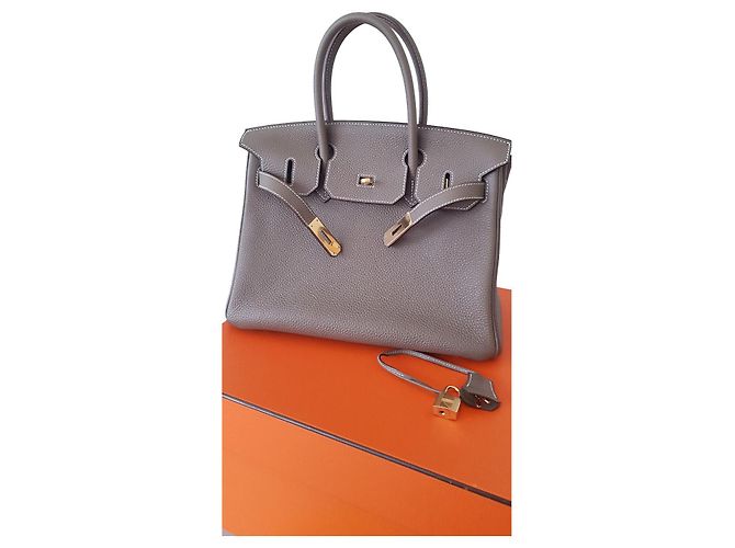 Hermès Birkin 30 TOGO CABLE Taupe