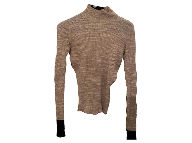 Chanel sweater Beige Wool  ref.422998