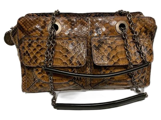 Lanvin Python bag Exotic leather  ref.423234