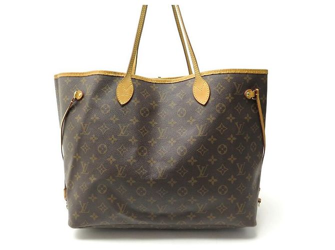 LOUIS VUITTON NEVERFULL GM M HANDBAG40990 MONOGRAM CABAS HAND BAG CANVAS Brown