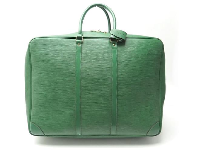 BOLSA DE VIAJE DE MANO LOUIS VUITTON SIRIUS 50 MALETA DE EQUIPAJE DE PIEL  VERDE PPE Cuero ref.423339 - Joli Closet
