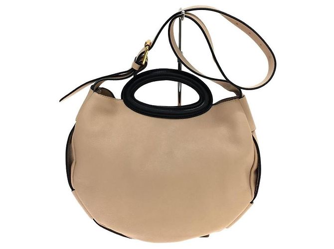 [Gebraucht] MARNI Schultertasche / Leder / PNK / Hand / beige pink /