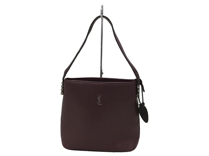 [Used] YVES SAINT LAURENT Handbag /-/ BRD Dark red Leather  ref.423707
