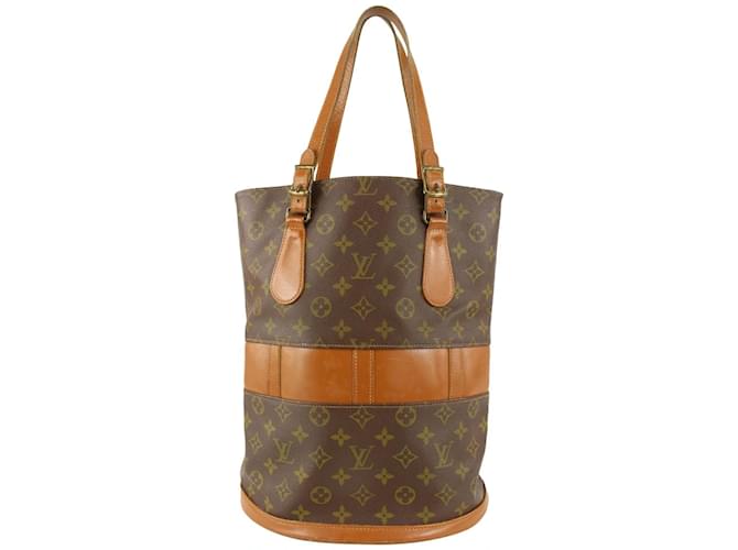 Louis Vuitton Large Monogram Marais Bucket GM Tote Bag Leather ref.423948 -  Joli Closet