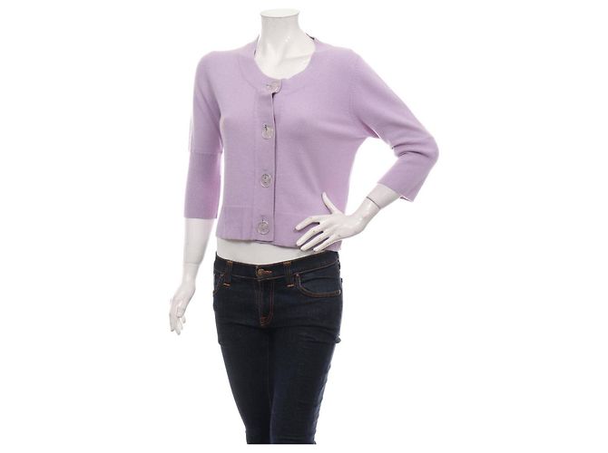 FTC Strickjacke Kaschmir Lila L