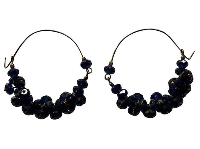Isabel Marant Earrings Blue Glass  ref.424150