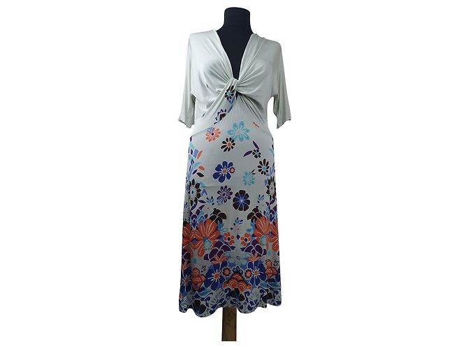Vestido floral Closed de viscosa y elastano S Multicolor