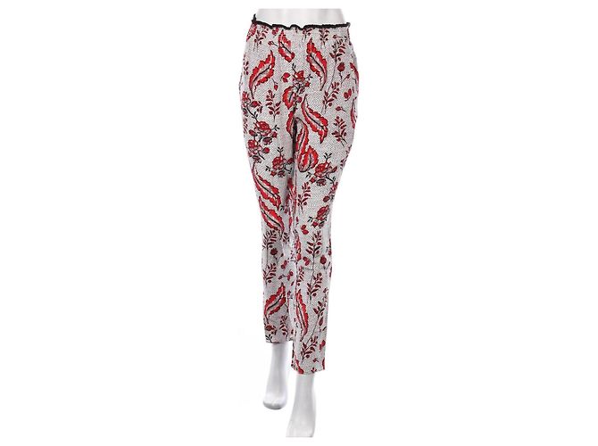 Calça de seda Vanessa Bruno Multicor