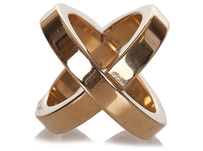 Ring Hermès Hermes oro Cosmos sciarpa anello D'oro Metallo