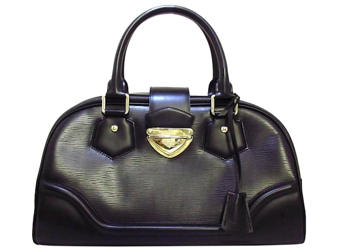 Louis Vuitton Black Epi Bowling Montaigne GM Leather ref.425335 - Joli  Closet