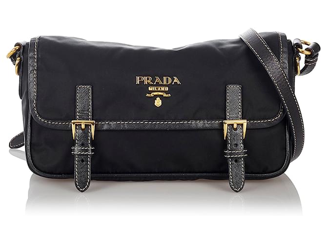 Prada - Tessuto Saffiano Handbag Nero