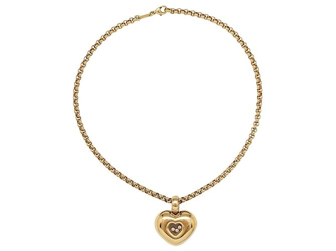 Chopard "Happy Diamonds" necklace in yellow gold, diamants.  ref.425806