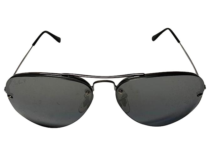 Ray-Ban Occhiali da sole Ray Ban Aviator in metallo nero ref.425879 - Joli  Closet