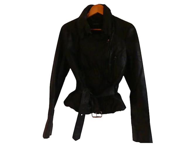 Muubaa Biker jackets Black Leather  ref.425970