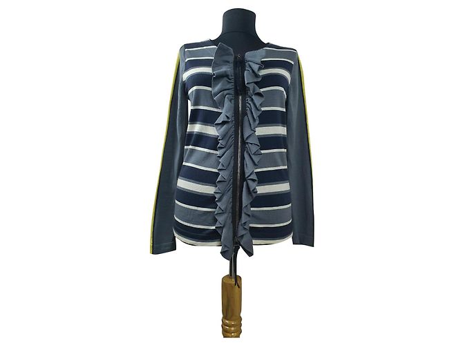 Cardigã Marni For H&M de lã merino cinza Multicor