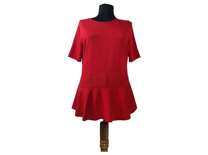 Camicetta Rossa Carolina Herrera Rosso