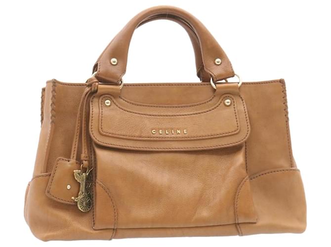 Céline Celine handbag Brown Leather  ref.426168