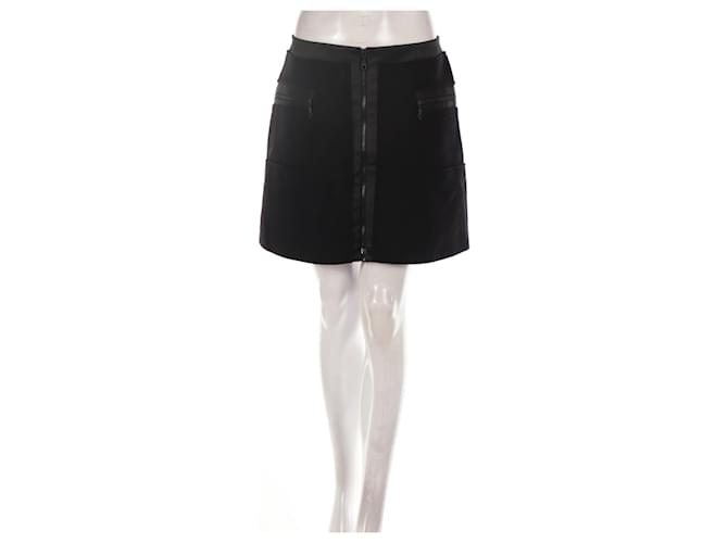 Kenzo Skirts Black Cashmere Wool Polyamide  ref.426298
