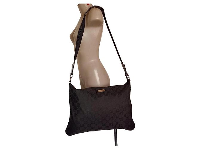 Gucci borsa tracolla nera Nero