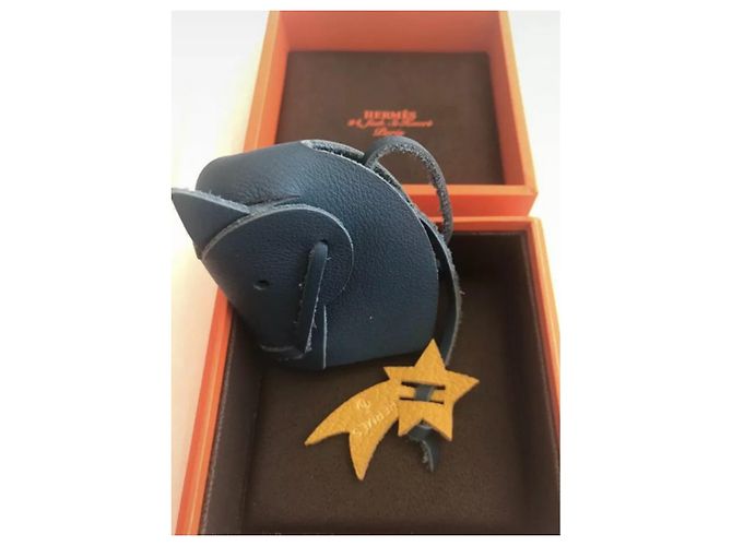 Hermès Regali VIP Blu Pelle